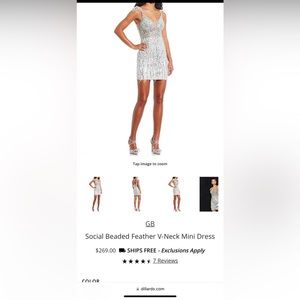 GB Sequin Beaded Dress